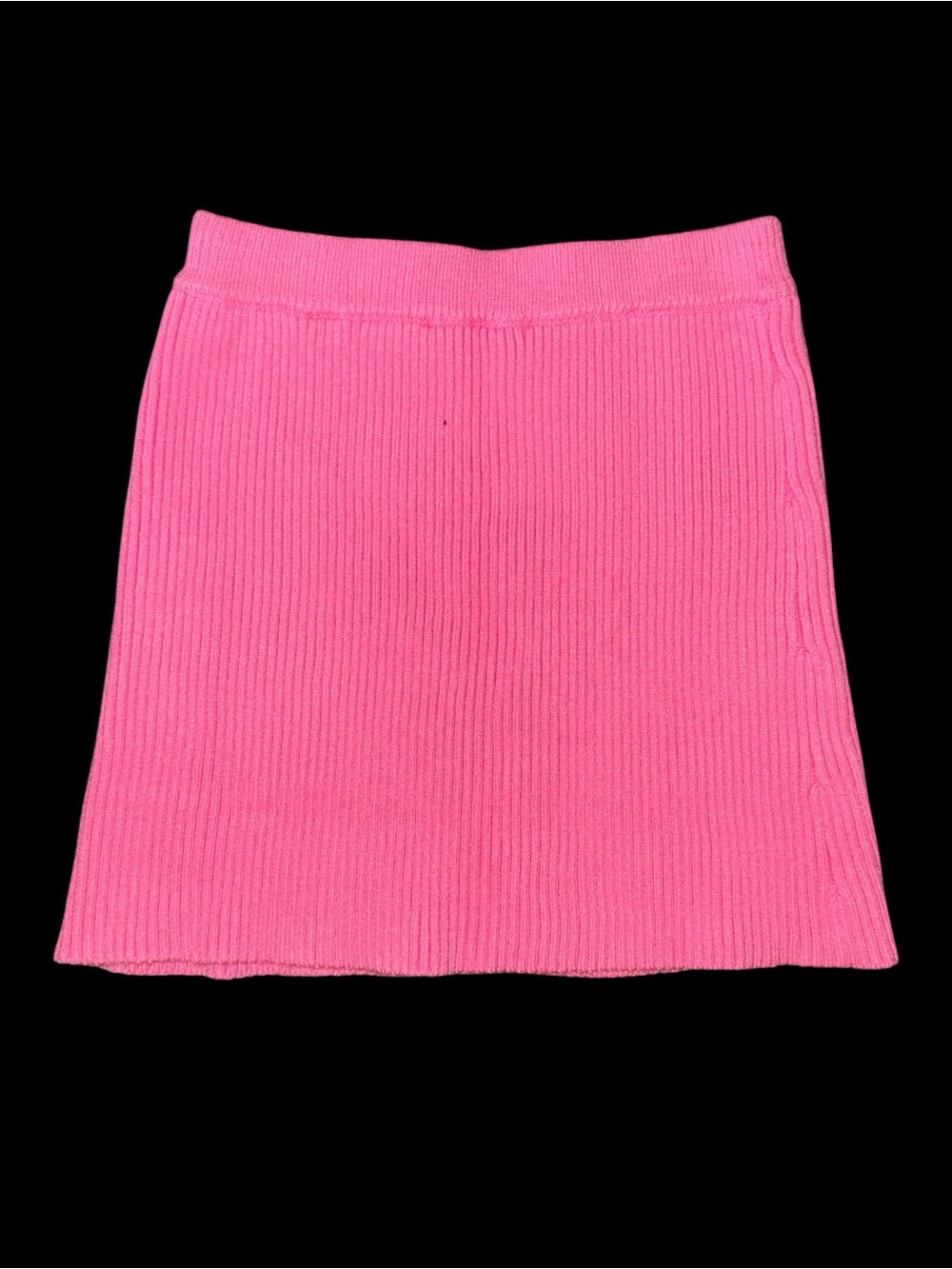 Zara Hot Pink Ribbed Mini Skirt